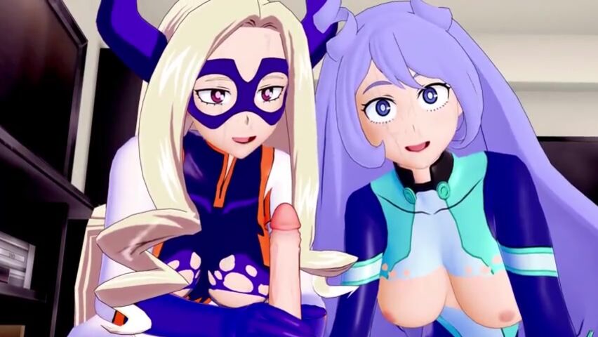 《我的英雄学院（里番）》Nejire和Mt Lady第一人称视角3P中出