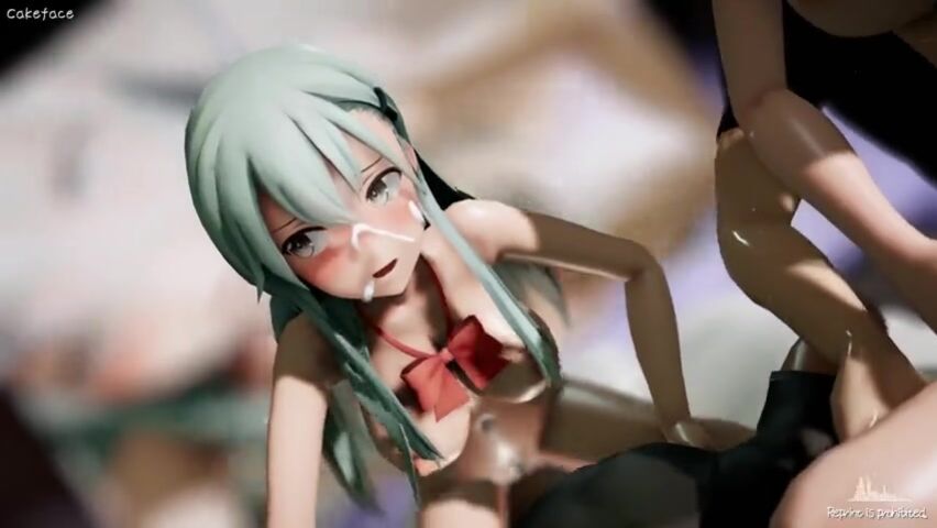 [MMD] Cakeface (Suzuya, Prinz Eugen)