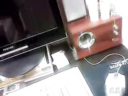 周末休假 小情侣家无事玩拍