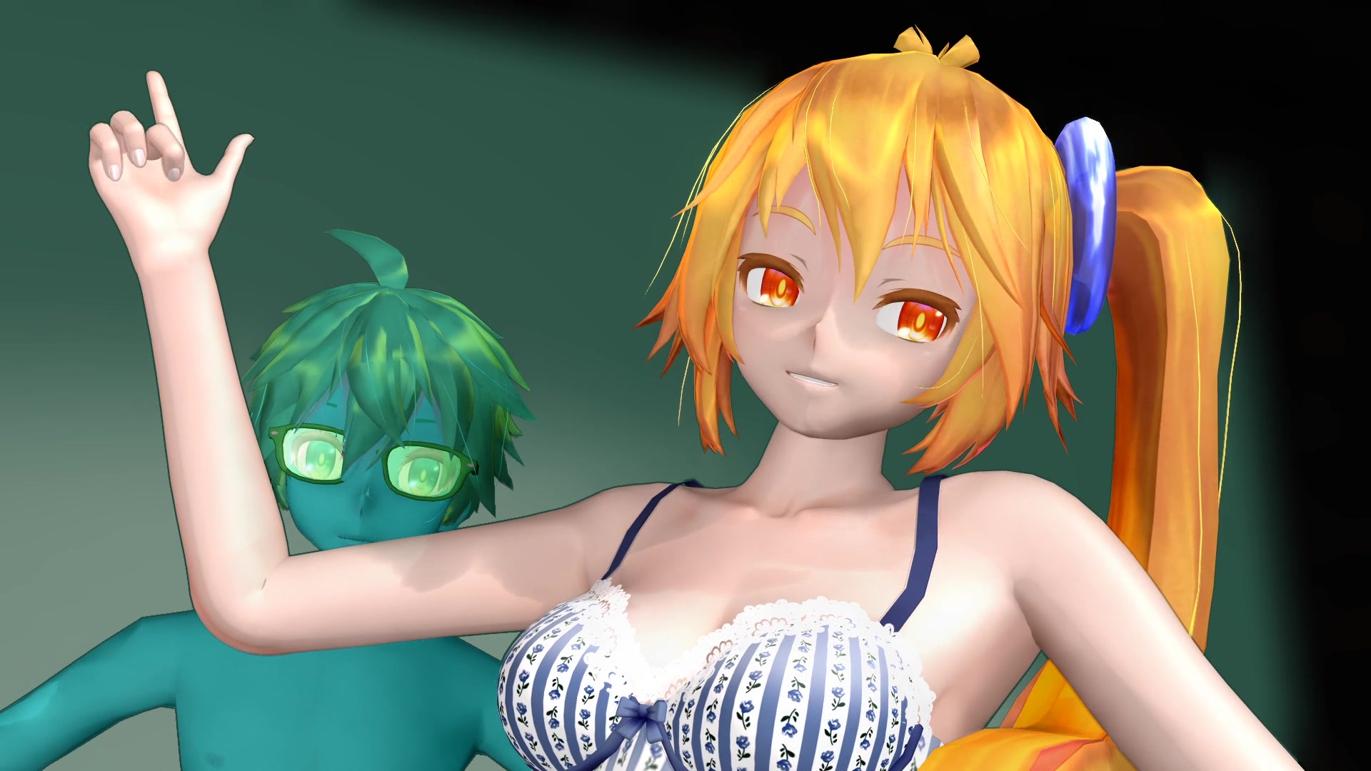 [MMD]Neru Masked bitcH(gentleman's hands ver)
